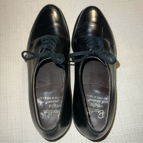Breather Wright Arch Preserver Split Toe Derby Men’s 10C Black Leather 509083B - Picture 10 of 11